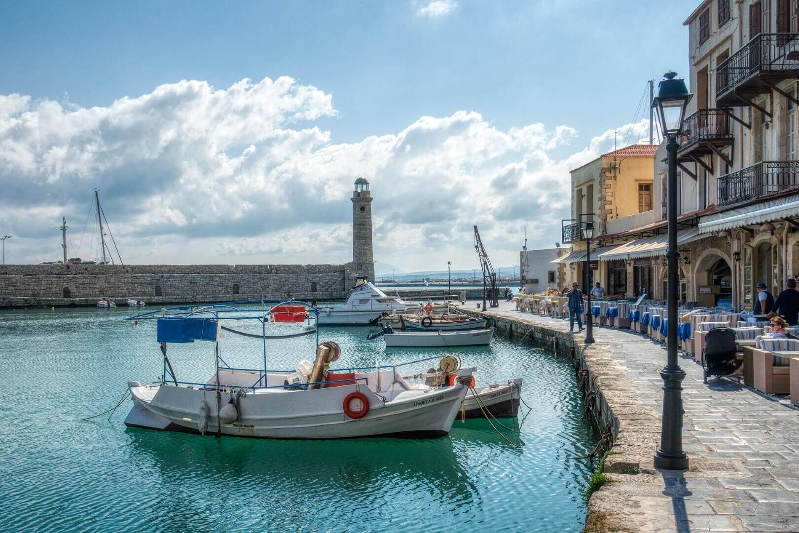 Rethymno Harbour Fisherman